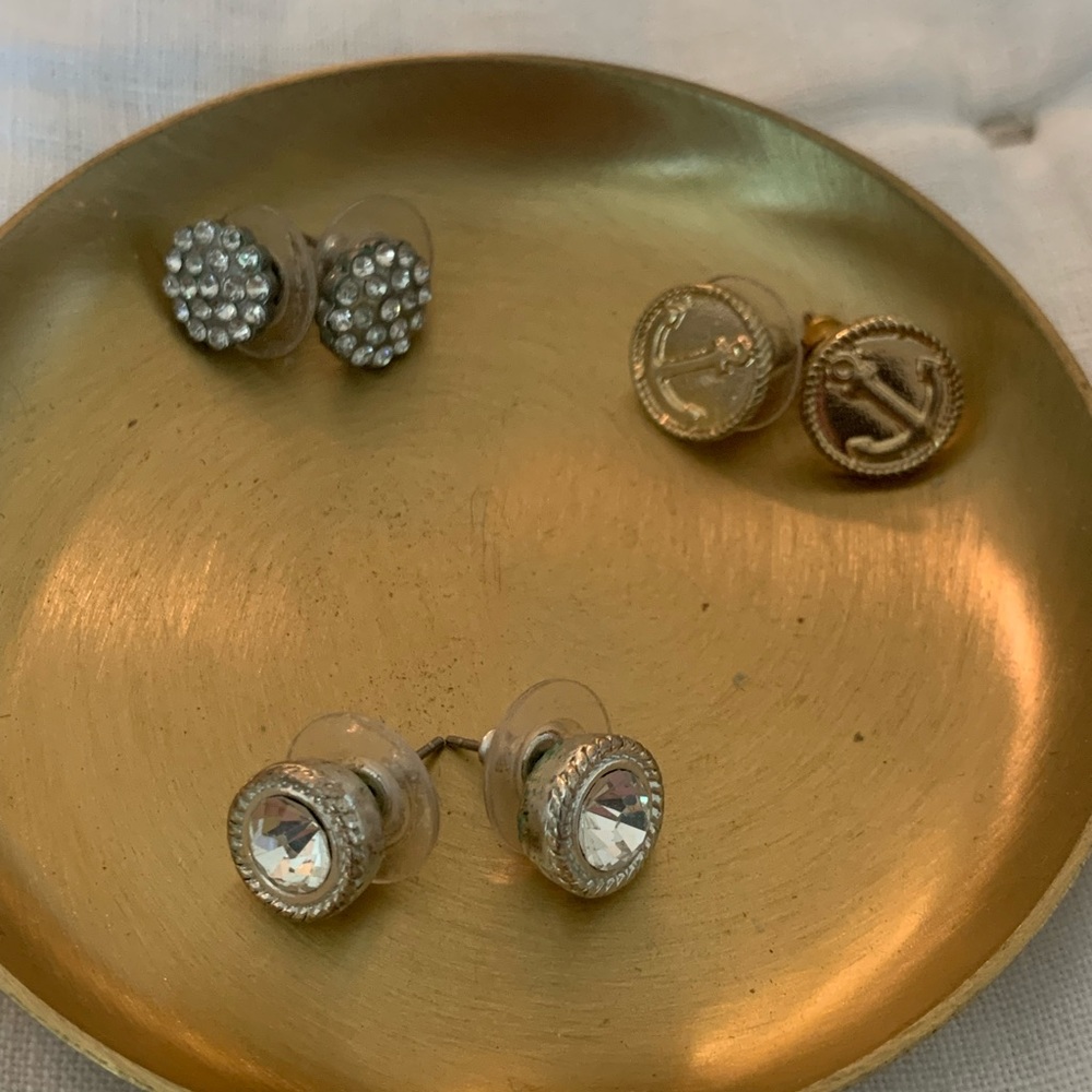 Collection of Sparkly Stud Earrings